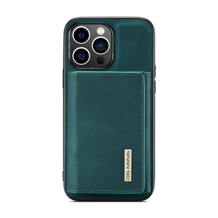For iPhone 14 Pro DG.MING M1 Series 3-Fold Multi Card Wallet Leather Case(Green) - HoMEdemic™ 