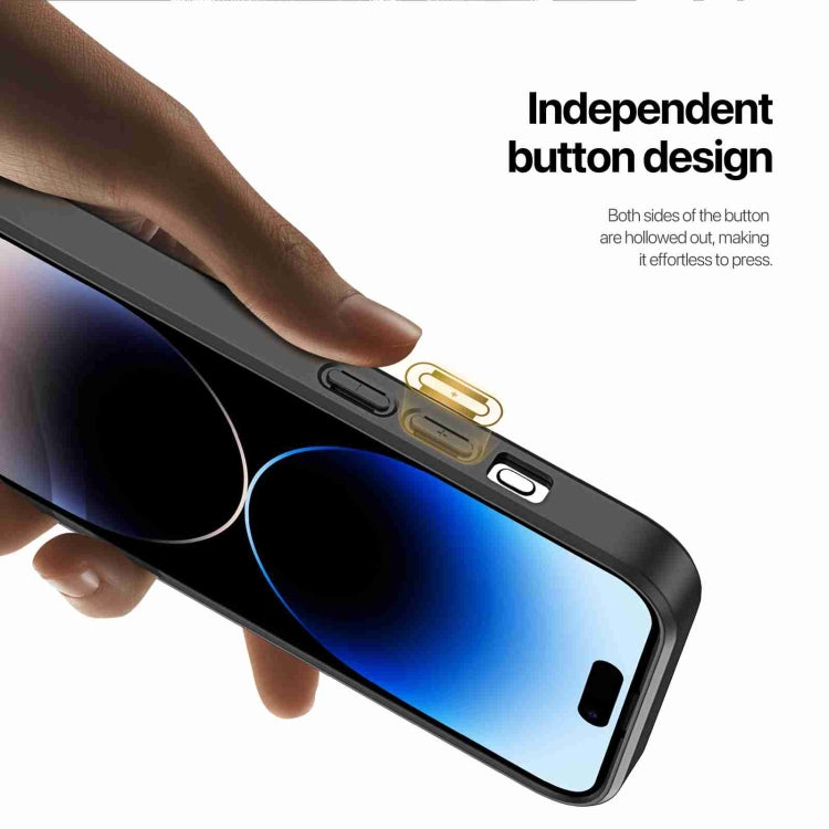 For iPhone 14 Pro DUX DUCIS Rafi II Series MagSafe Magnetic Holder RFID Phone Case(Black) - HoMEdemic™ 