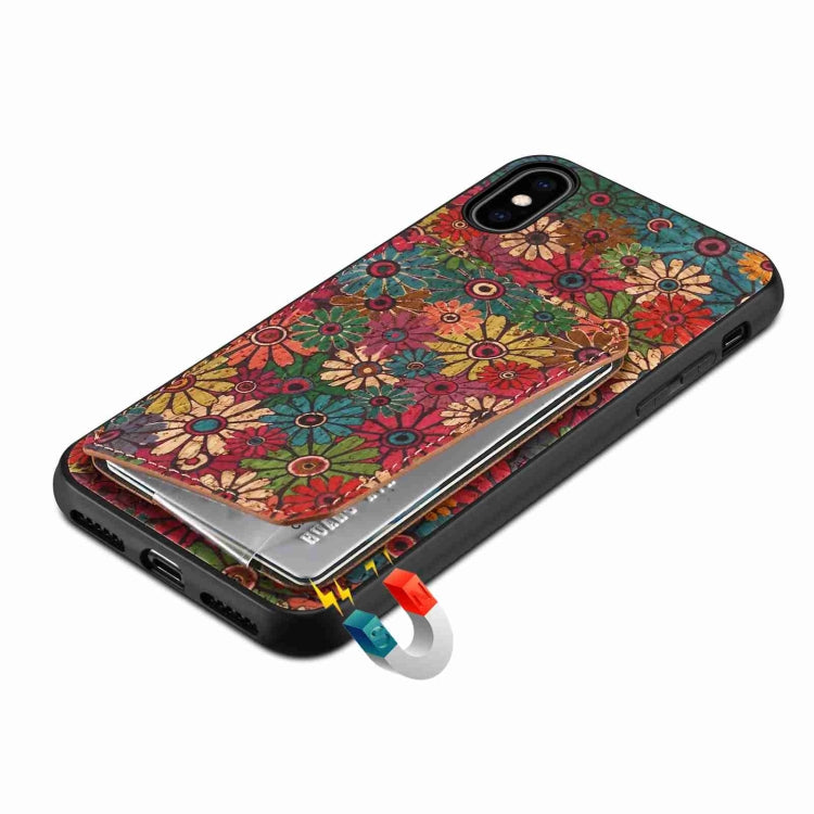 For iPhone 14 Pro Dual Card Slot Holder Phone Case(Spring Green) - HoMEdemic™ 