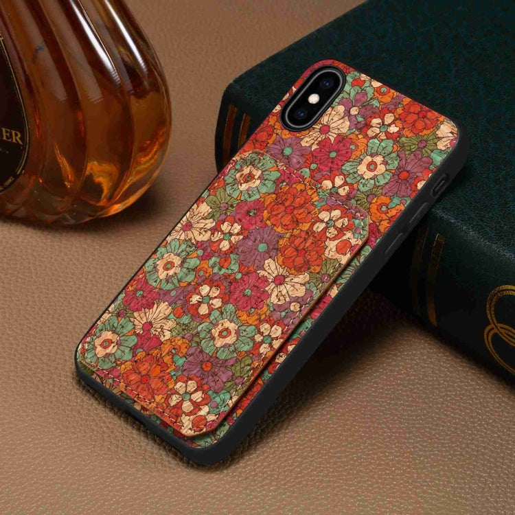 For iPhone 14 Pro Dual Card Slot Holder Phone Case(Summer Red) - HoMEdemic™ 