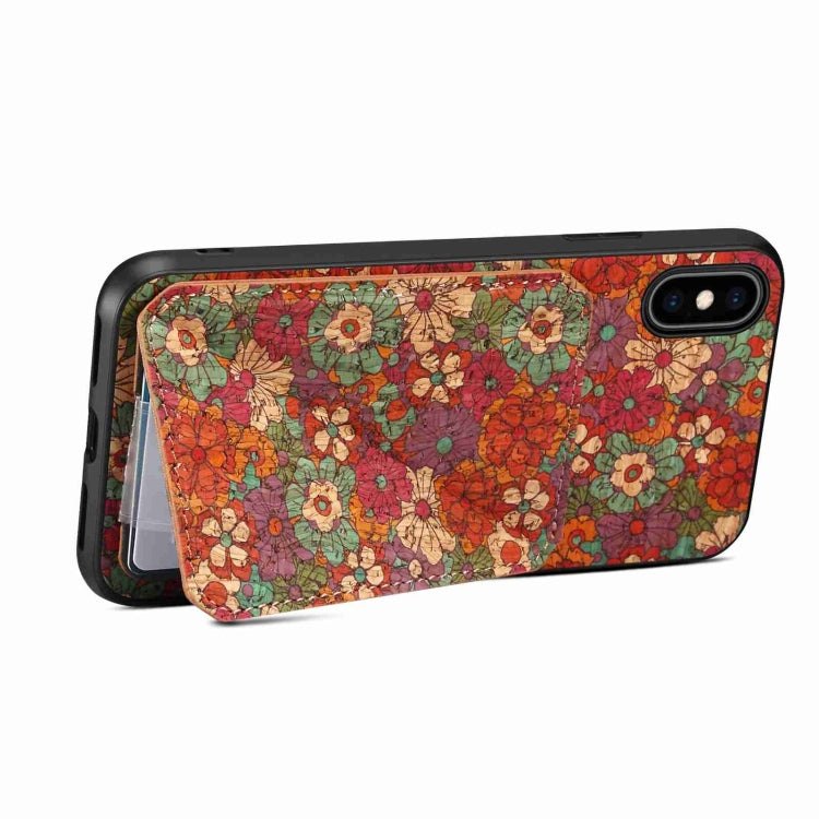 For iPhone 14 Pro Dual Card Slot Holder Phone Case(Summer Red) - HoMEdemic™ 