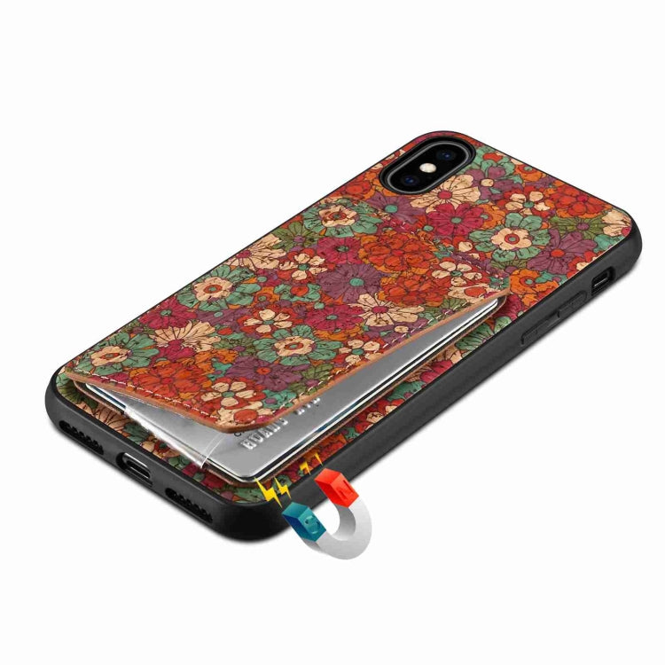 For iPhone 14 Pro Dual Card Slot Holder Phone Case(Summer Red) - HoMEdemic™ 