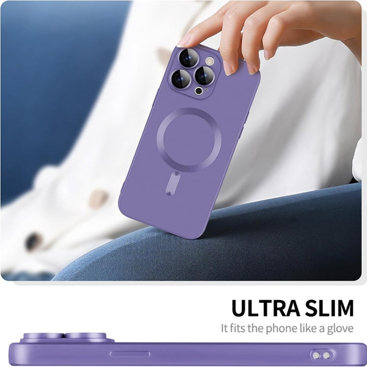For iPhone 14 Pro ENKAY MagSafe Matte TPU Phone Case with Lens Film(Dark Grey) - HoMEdemic™ 