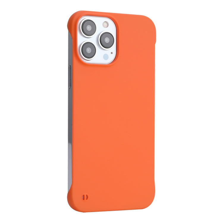 For iPhone 14 Pro ENKAY Matte Frameless PC Phone Case(Orange) - HoMEdemic™ 