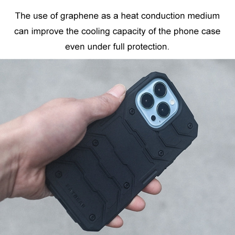 For iPhone 14 Pro FATBEAR Graphene Cooling Shockproof Case(Green) - HoMEdemic™ 