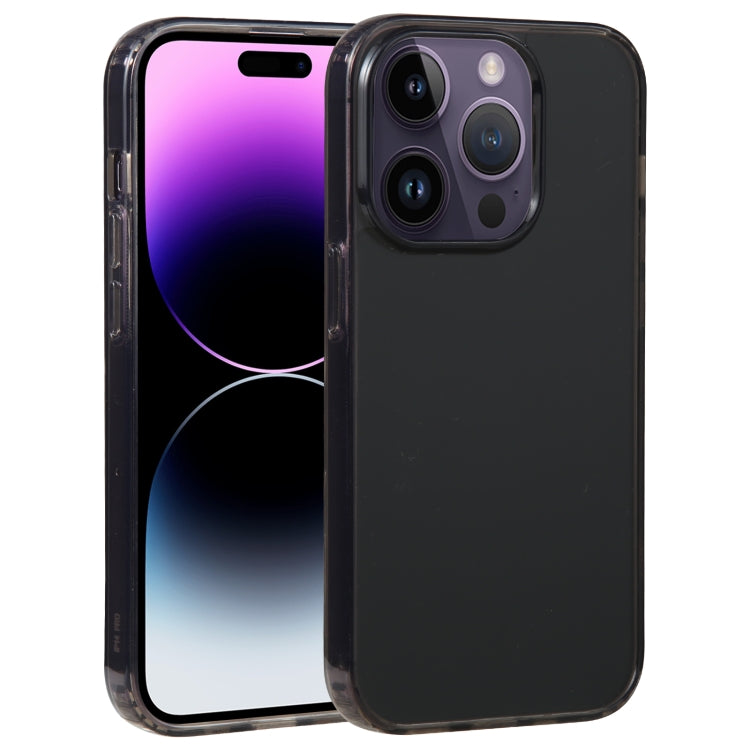For iPhone 14 Pro GEBEI Acrylic Phone Case(Transparent Black) - HoMEdemic™ 