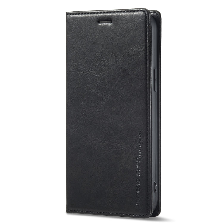 For iPhone 14 Pro LC.IMEEKE RFID Anti-theft Leather Phone Case(Black) - HoMEdemic™ 