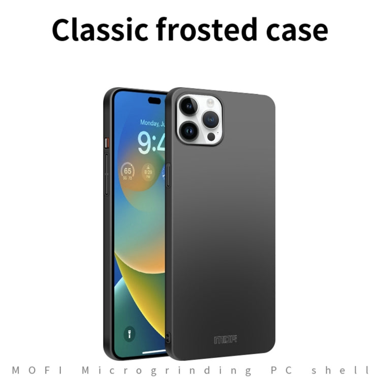 For iPhone 14 Pro MOFI Frosted PC Ultra-thin Hard Case (Black) - HoMEdemic™ 