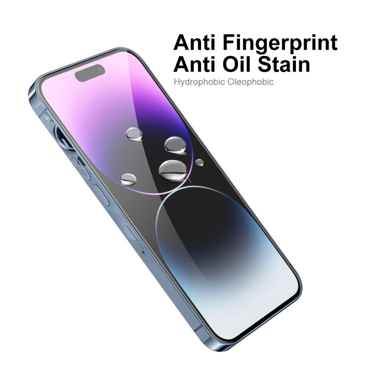 For iPhone 14 Pro Max 2pcs ENKAY 6D Full Glue Tempered Glass Full Film - HoMEdemic™ 