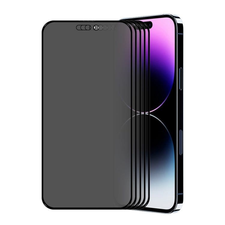 For iPhone 14 Pro Max 5pcs ENKAY 28 Degree Anti-peeping Tempered Glass Film - HoMEdemic™ 