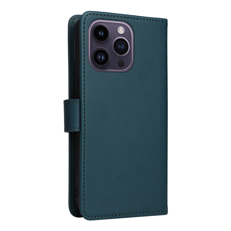 For iPhone 14 Pro Max BETOPNICE BN-005 2 in 1 Detachable Imitate Genuine Leather Phone Case(Blue) - HoMEdemic™ 