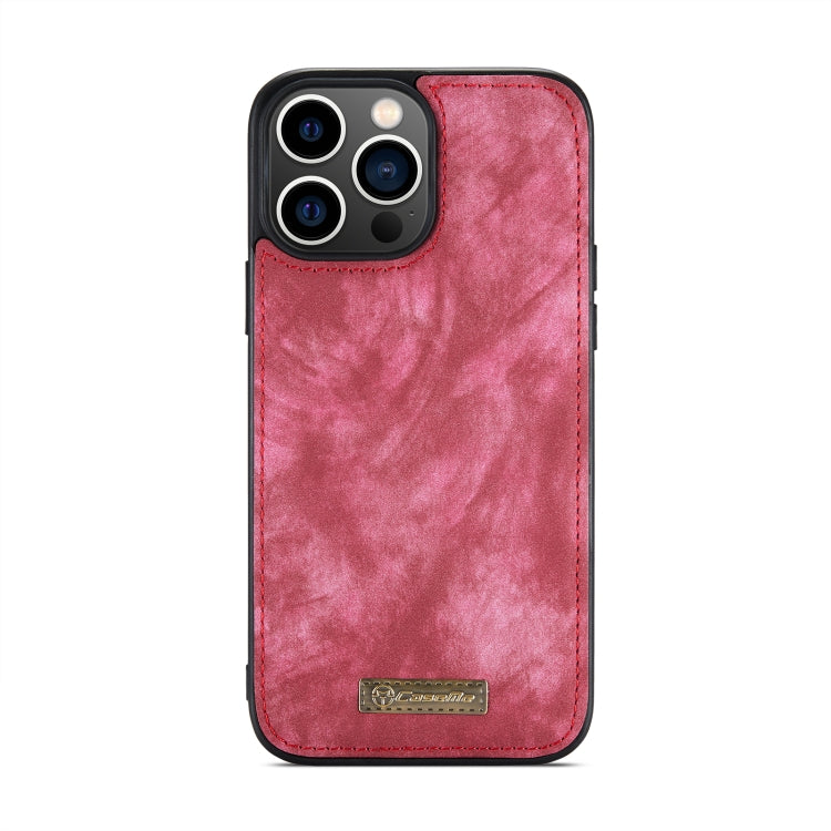 For iPhone 14 Pro Max CaseMe 008 Detachable Multifunctional Leather Phone Case(Red) - HoMEdemic™ 