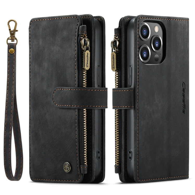 For iPhone 14 Pro Max CaseMe C30 Multifunctional Phone Leather Case (Black) - HoMEdemic™ 