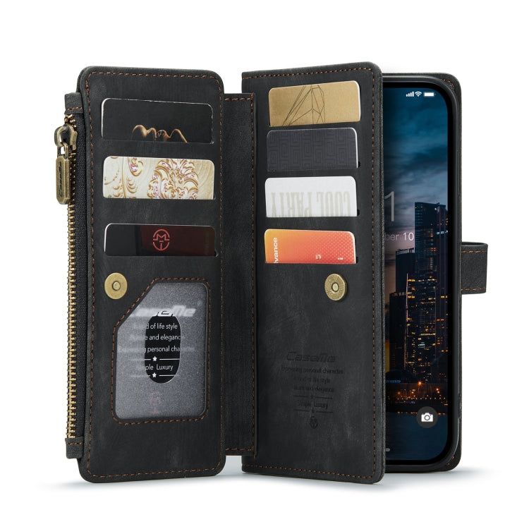 For iPhone 14 Pro Max CaseMe C30 Multifunctional Phone Leather Case (Black) - HoMEdemic™ 