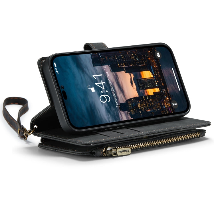 For iPhone 14 Pro Max CaseMe C30 Multifunctional Phone Leather Case (Black) - HoMEdemic™ 