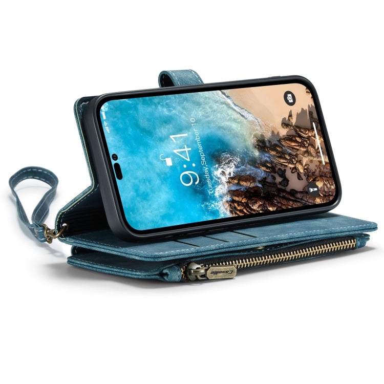 For iPhone 14 Pro Max CaseMe C30 Multifunctional Phone Leather Case (Blue) - HoMEdemic™ 