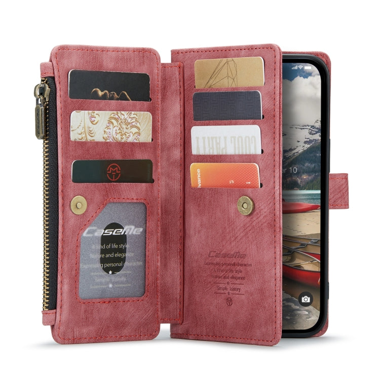 For iPhone 14 Pro Max CaseMe C30 Multifunctional Phone Leather Case (Red) - HoMEdemic™ 