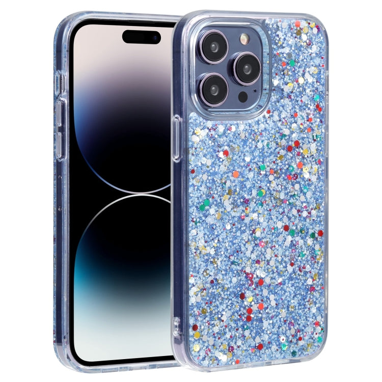 For iPhone 14 Pro Max DFANS DESIGN Starlight Shining TPU+PC Phone Case(Blue) - HoMEdemic™ 