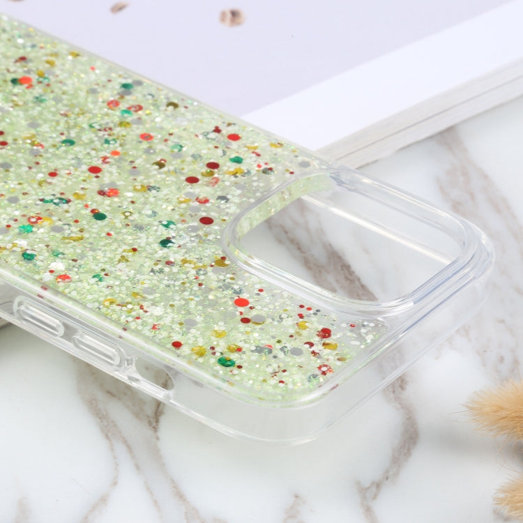 For iPhone 14 Pro Max DFANS DESIGN Starlight Shining TPU+PC Phone Case(Green) - HoMEdemic™ 