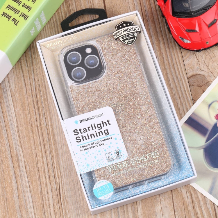 For iPhone 14 Pro Max DFANS DESIGN Starry Sky Epoxy Phone Case (Gold) - HoMEdemic™ 
