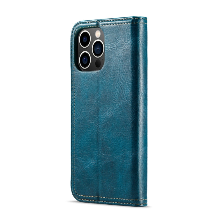 For iPhone 14 Pro Max FIERRE SHANN Vintage Bark Texture Wallet Leather Phone Case(Green) - HoMEdemic™ 