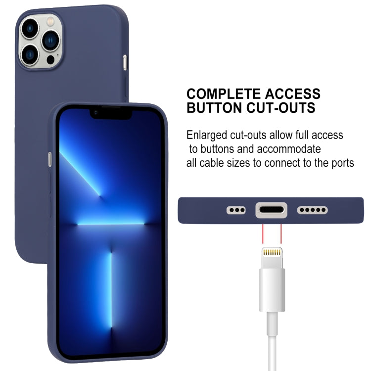 For iPhone 14 Pro Max GOOSPERY SOFT FEELING Liquid TPU Phone Case (Blue) - HoMEdemic™ 