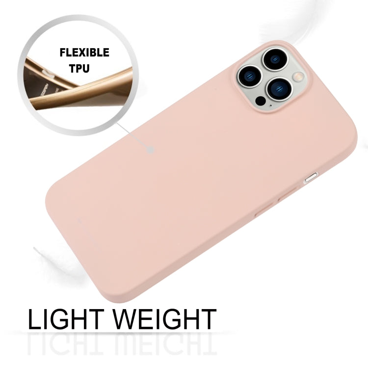 For iPhone 14 Pro Max GOOSPERY SOFT FEELING Liquid TPU Phone Case (Light Pink) - HoMEdemic™ 