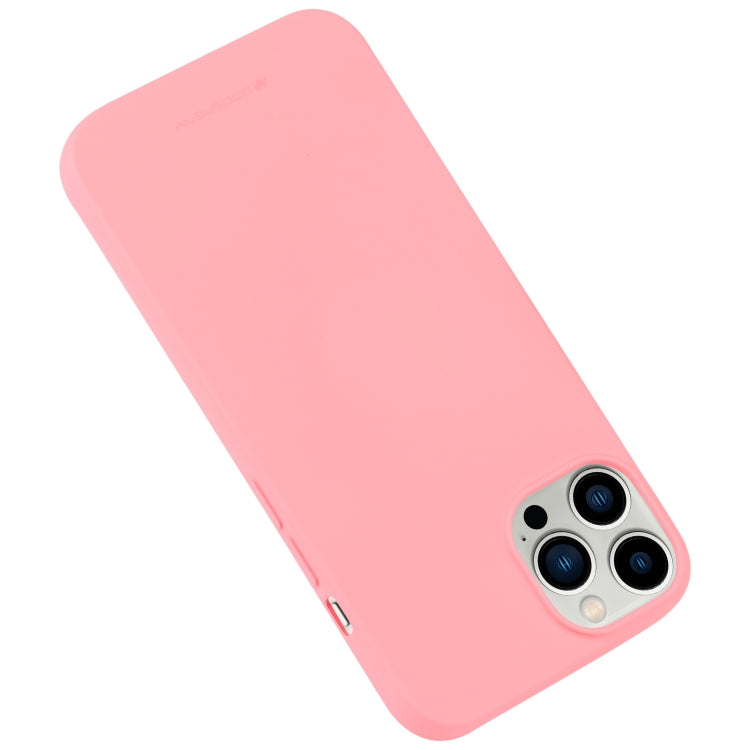 For iPhone 14 Pro Max GOOSPERY SOFT FEELING Liquid TPU Phone Case (Pink) - HoMEdemic™ 