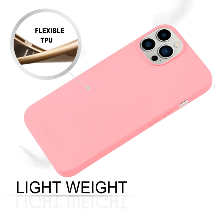 For iPhone 14 Pro Max GOOSPERY SOFT FEELING Liquid TPU Phone Case (Pink) - HoMEdemic™ 