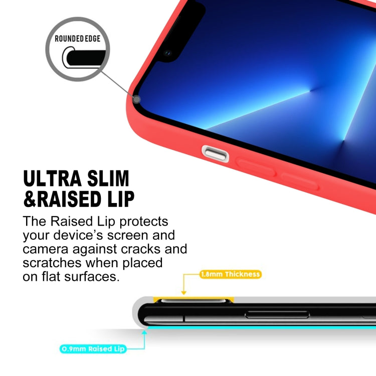 For iPhone 14 Pro Max GOOSPERY SOFT FEELING Liquid TPU Phone Case (Red) - HoMEdemic™ 