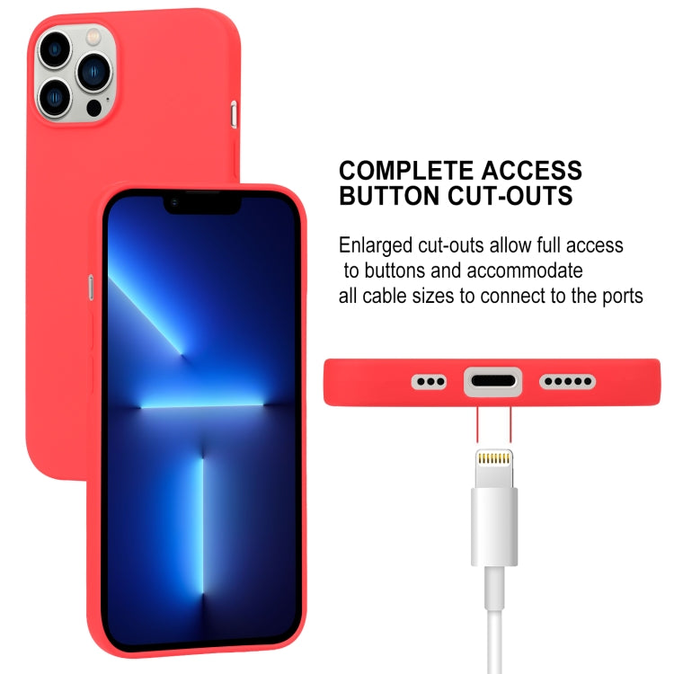 For iPhone 14 Pro Max GOOSPERY SOFT FEELING Liquid TPU Phone Case (Red) - HoMEdemic™ 