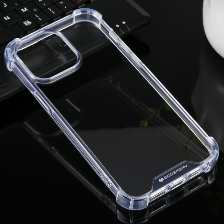 For iPhone 14 Pro Max MERCURY GOOSPERY Four-Corner Shockproof Soft Case (Transparent) - HoMEdemic™ 