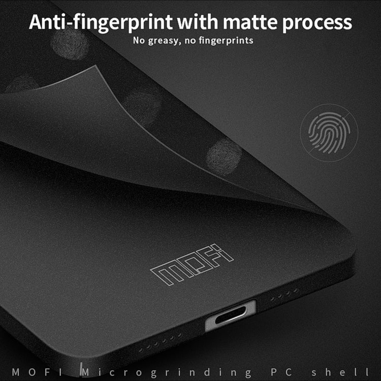 For iPhone 14 Pro Max MOFI Fandun Series Frosted PC Ultra-thin Phone Case(Black) - HoMEdemic™ 