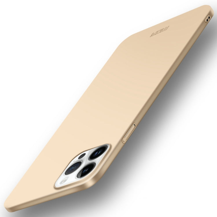 For iPhone 14 Pro Max MOFI Frosted PC Ultra-thin Hard Case (Gold) - HoMEdemic™ 