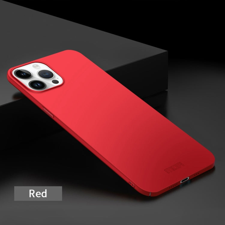 For iPhone 14 Pro Max MOFI Frosted PC Ultra-thin Hard Case (Red) - HoMEdemic™ 