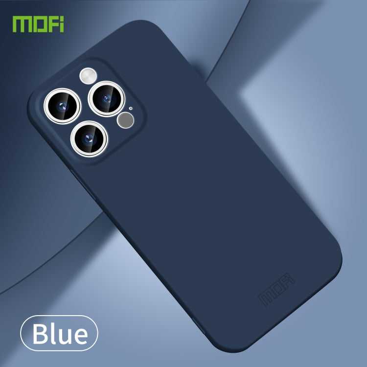 For iPhone 14 Pro Max MOFI Qin Series Skin Feel All-inclusive PC Phone Case(Blue) - HoMEdemic™ 