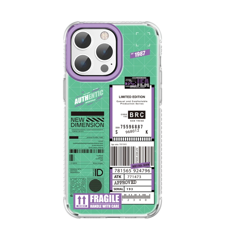 For iPhone 14 Pro Max Mutural Dual-side Laminating Printed TPU Phone Case(Green) - HoMEdemic™ 