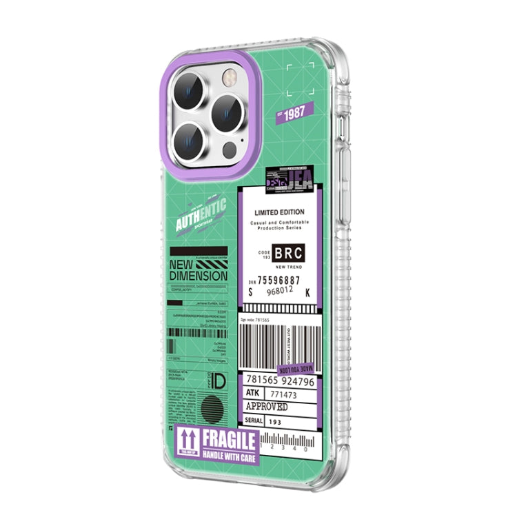For iPhone 14 Pro Max Mutural Dual-side Laminating Printed TPU Phone Case(Green) - HoMEdemic™ 