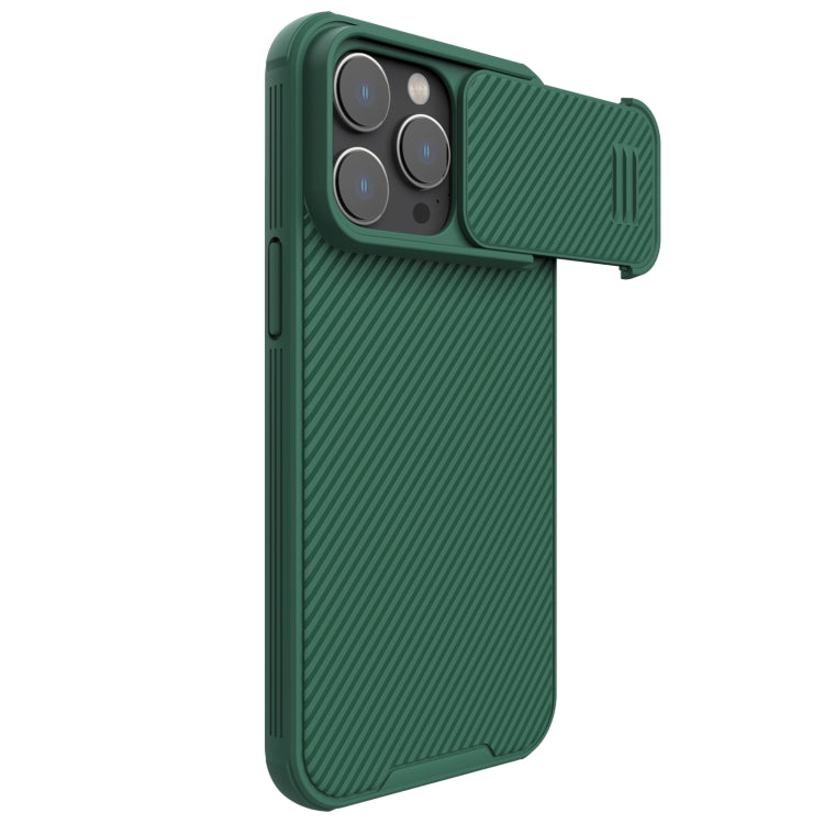 For iPhone 14 Pro Max NILLKIN CamShield S PC Phone Case(Green) - HoMEdemic™ 