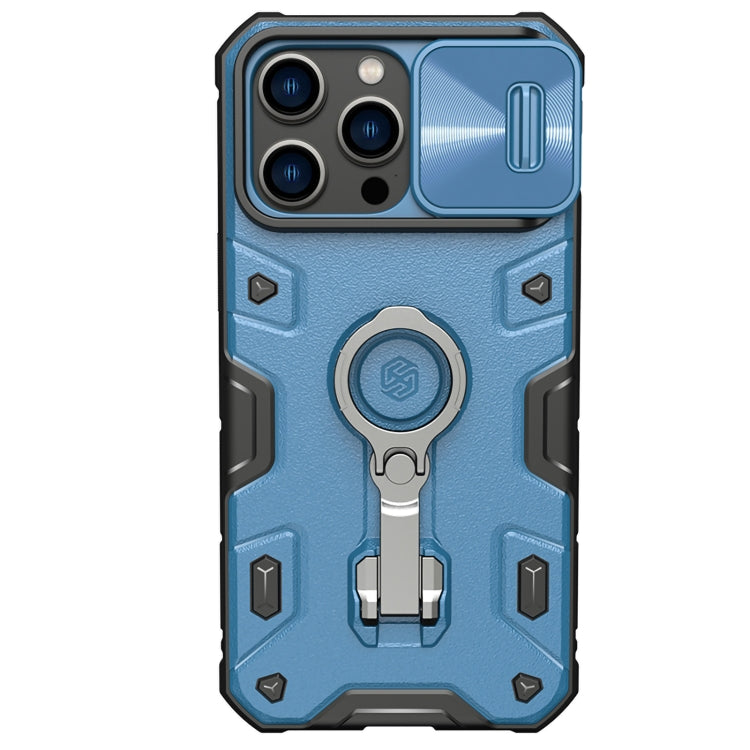 For iPhone 14 Pro Max NILLKIN Shockproof CamShield Armor Protective Case(Blue) - HoMEdemic™ 