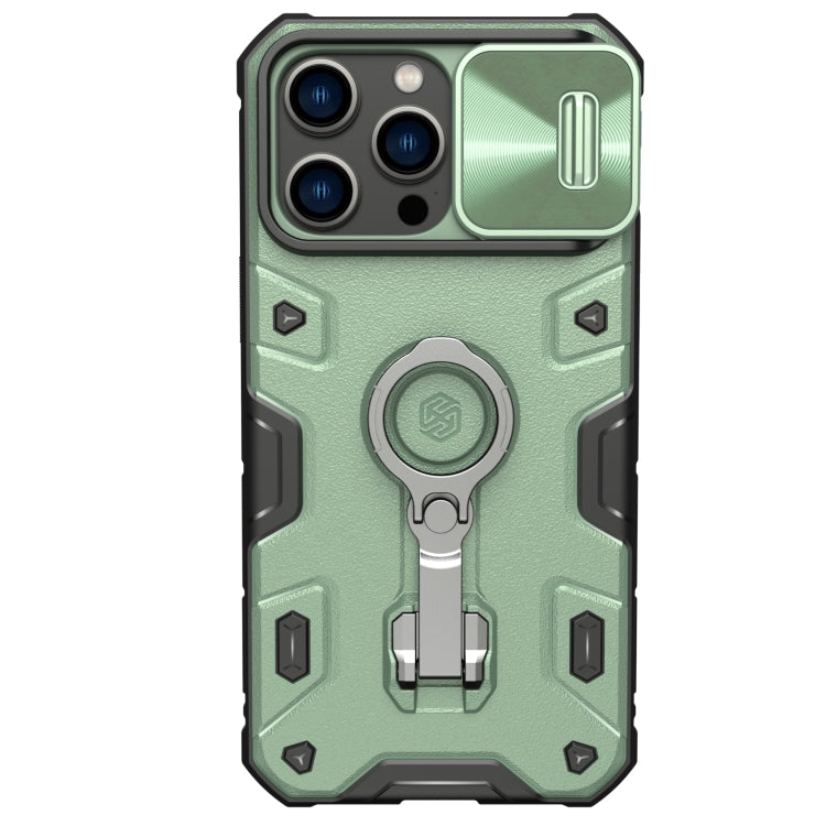 For iPhone 14 Pro Max NILLKIN Shockproof CamShield Armor Protective Case(Green) - HoMEdemic™ 