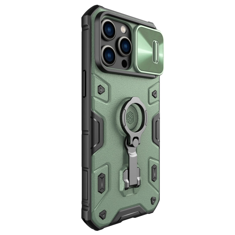 For iPhone 14 Pro Max NILLKIN Shockproof CamShield Armor Protective Case(Green) - HoMEdemic™ 