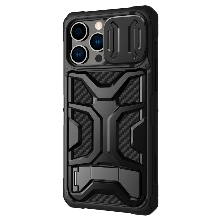 For iPhone 14 Pro Max NILLKIN Sliding Camera Cover Design TPU + PC Magnetic Phone Case(Black) - HoMEdemic™ 