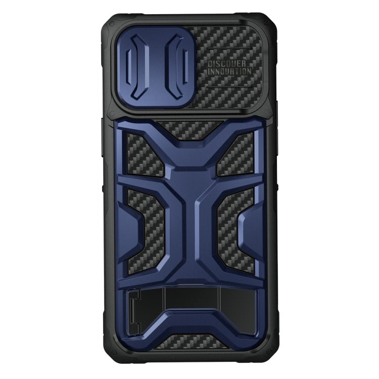 For iPhone 14 Pro Max NILLKIN Sliding Camera Cover Design TPU + PC Phone Case(Blue) - HoMEdemic™ 