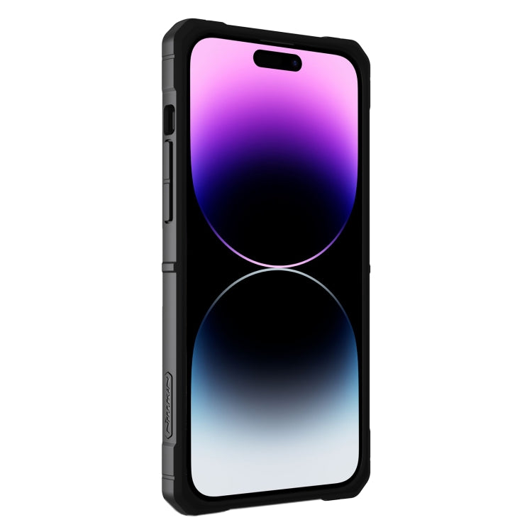 For iPhone 14 Pro Max NILLKIN Sliding Camera Cover Design TPU + PC Phone Case(Blue) - HoMEdemic™ 