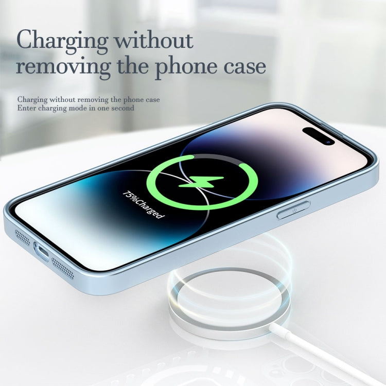 For iPhone 14 Pro Max R-JUST Square Round Mirror PC+TPU Phone Case(Green) - HoMEdemic™ 