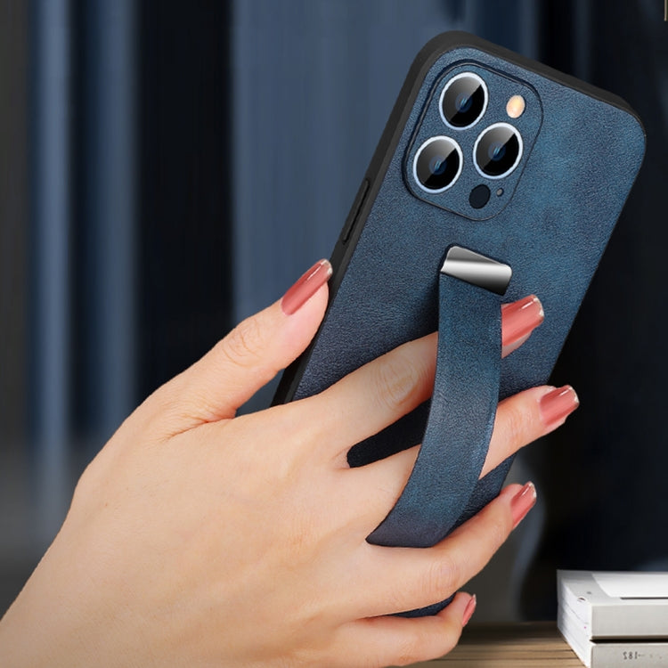 For iPhone 14 Pro Max SULADA Cool Series PC + Leather Texture Skin Feel Phone Case(Blue) - HoMEdemic™ 