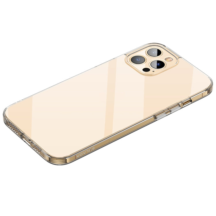 For iPhone 14 Pro Max SULADA Frosted Series Shockproof Transparent TPU Phone Case(Gold) - HoMEdemic™ 