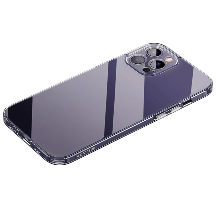 For iPhone 14 Pro Max SULADA Frosted Series Shockproof Transparent TPU Phone Case(Purple) - HoMEdemic™ 