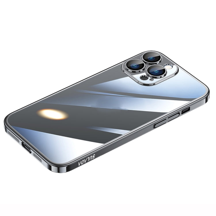 For iPhone 14 Pro Max SULADA Hard PC Shockproof Phone Case(Black) - HoMEdemic™ 